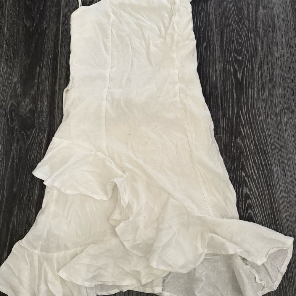 Elegant White Women's Dress